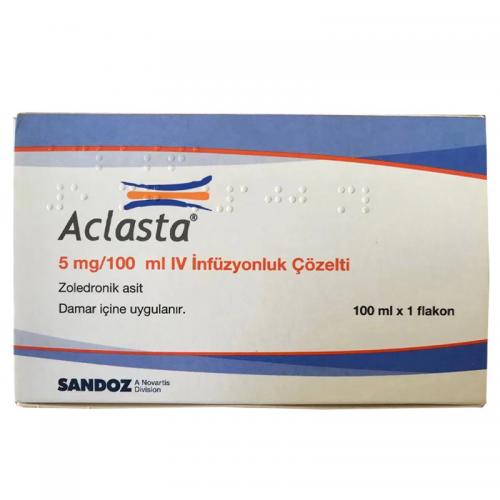 密固达唑来膦酸注射液100ml:5mg Aclasta Zoledronic Acid Injection