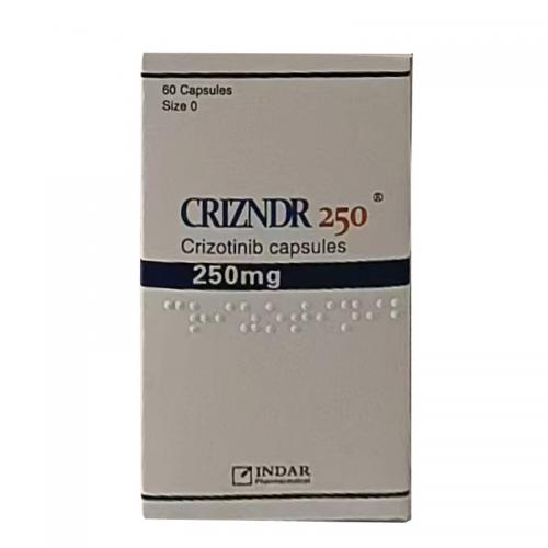 克唑替尼胶囊250mg*60粒/盒 CRIZNDR Crizotinib